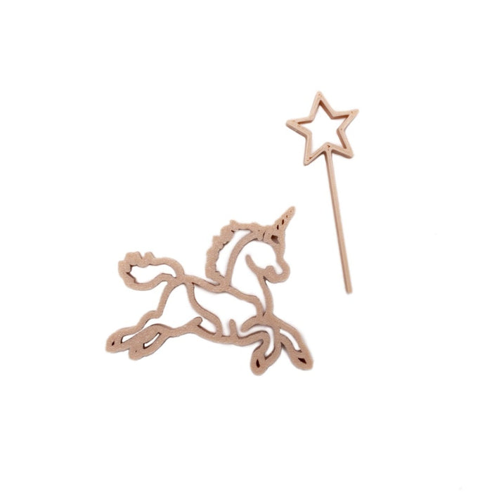 Grennn unicorn and magic wand cutter