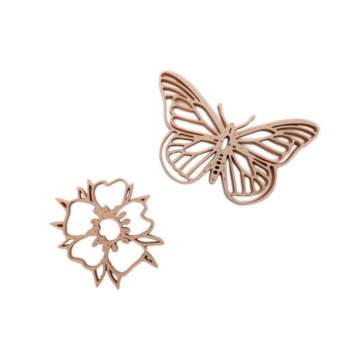 Grennn butterfly and flower cutter
