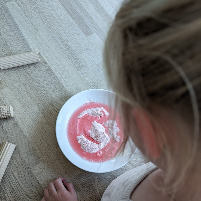 Zelf foam dough maken voor sensorisch spel