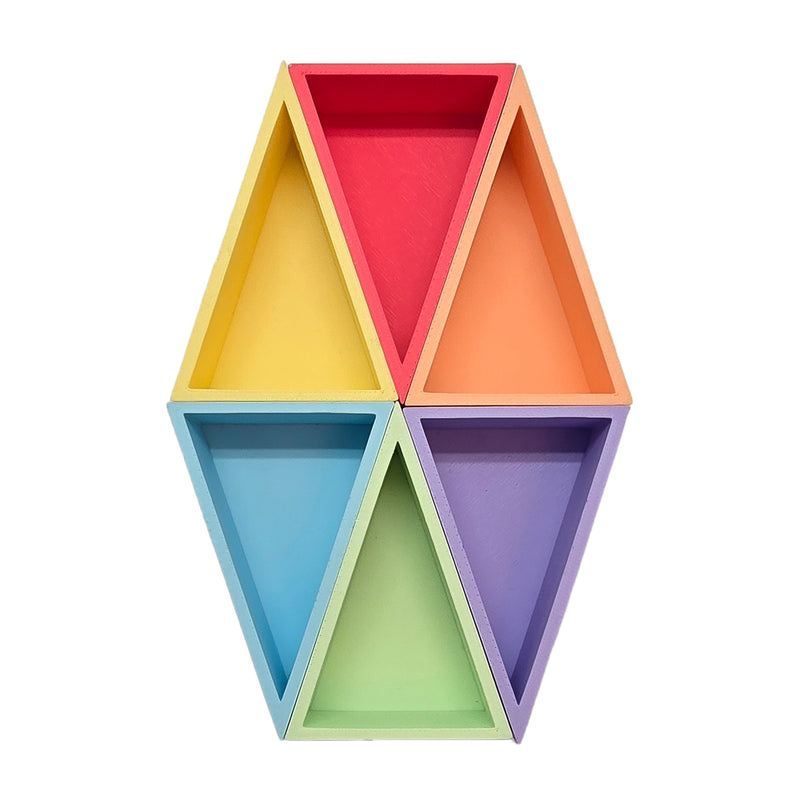 Grennn 'mandigo' pastel gelijkbenige driehoek