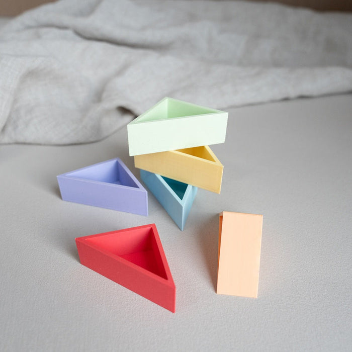 Grennn 'mandigo' pastel rechte driehoek