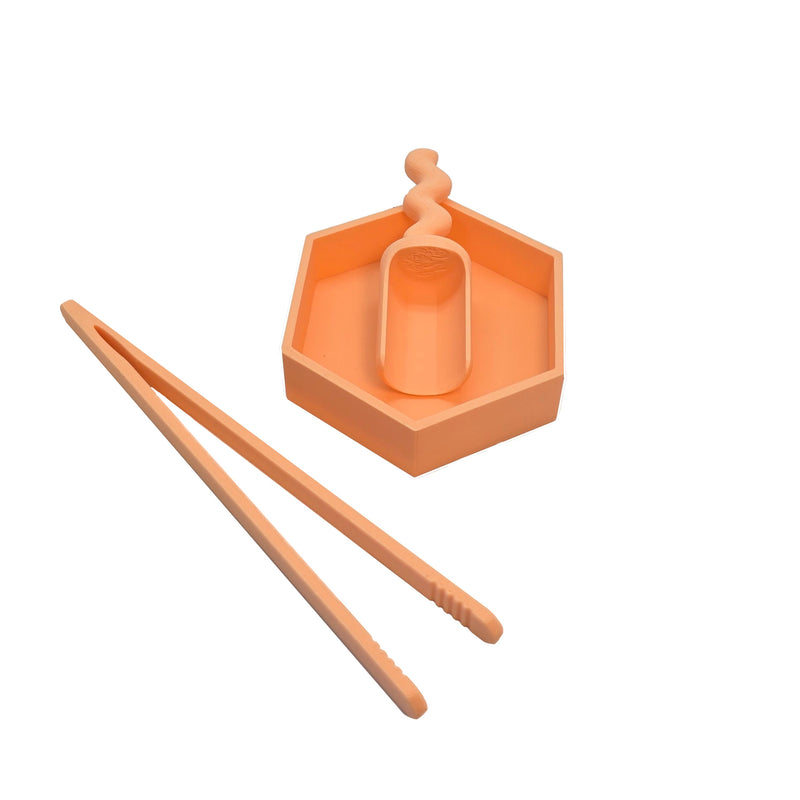 Grennn pincet pastel oranje