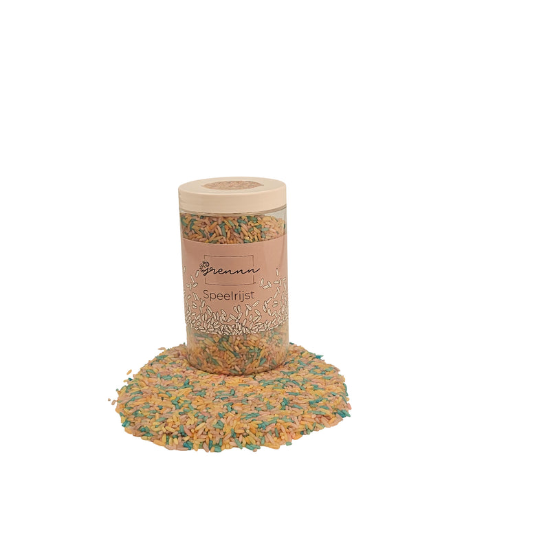 Grennn speelrijst pastel mix