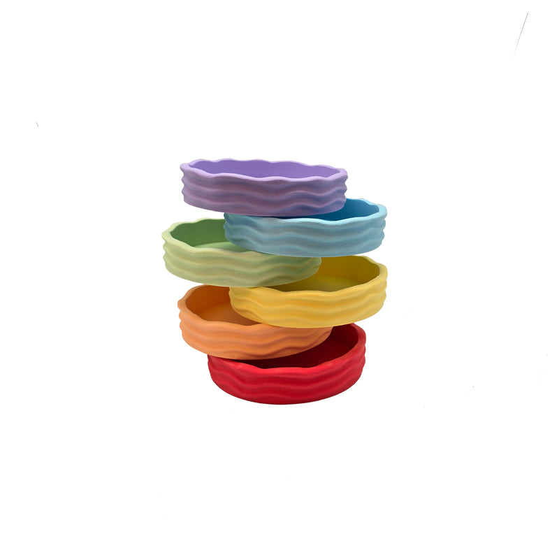 Grennn 'Wave' pastelbakjes set (sint)