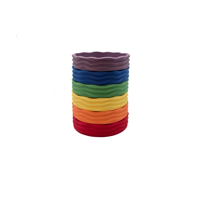 Grennn 'Wave' regenboogbakjes set