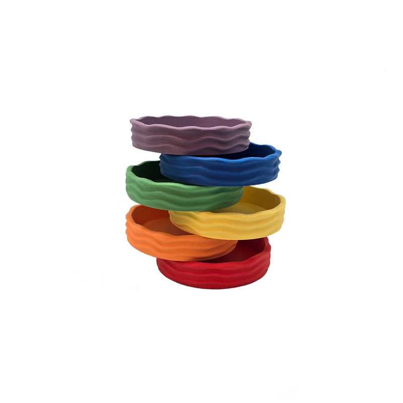 Grennn 'Wave' regenboogbakjes set