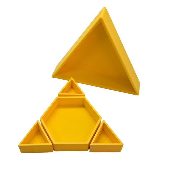 Grennn inlegdriehoek 'mandigo' geel