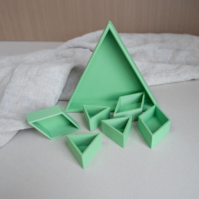 Grennn inlegdriehoek 'mandigo' groen