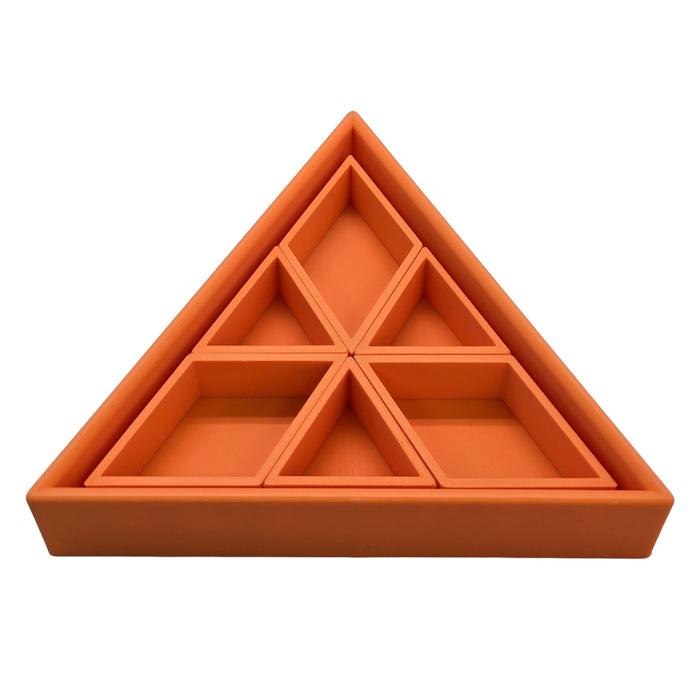 Grennn inlegdriehoek 'mandigo' oranje