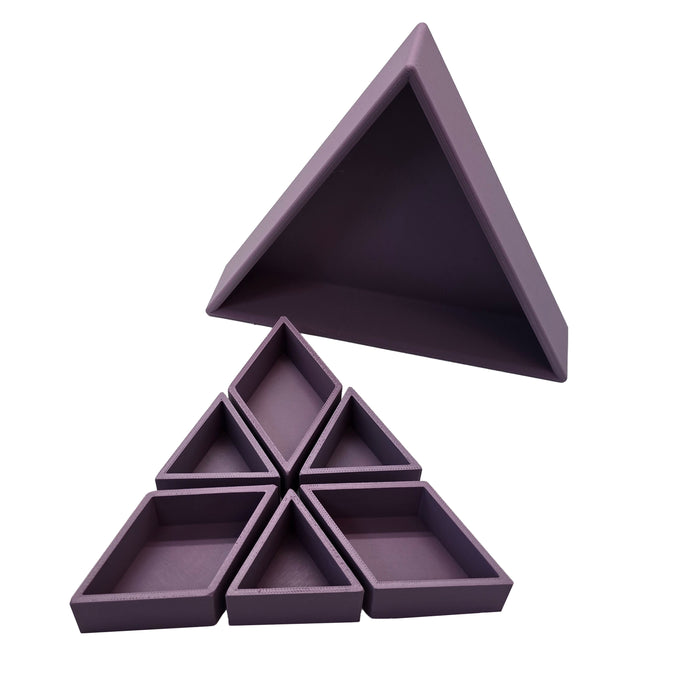 Grennn inlegdriehoek 'mandigo' paars