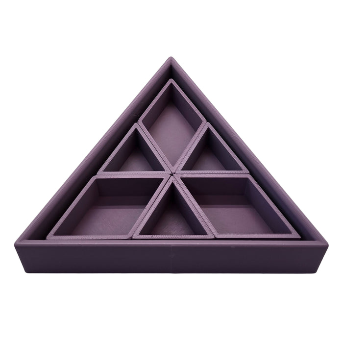 Grennn inlegdriehoek 'mandigo' paars