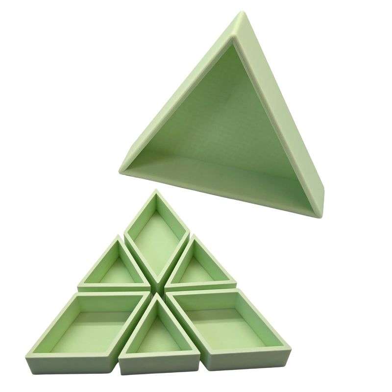 Grennn inlegdriehoek 'mandigo' pastel groen