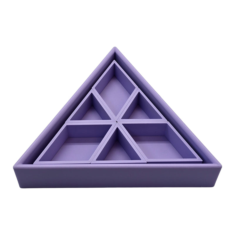 Grennn inlegdriehoek 'mandigo' pastel paars