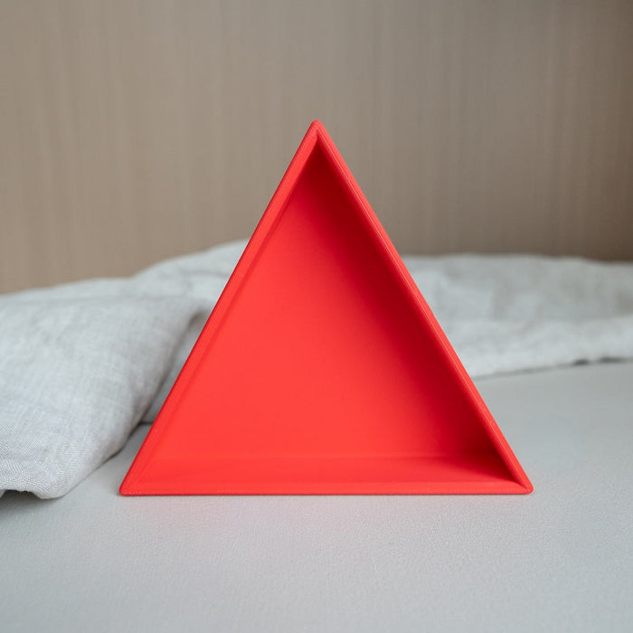 Grennn inlegdriehoek 'mandigo' rood