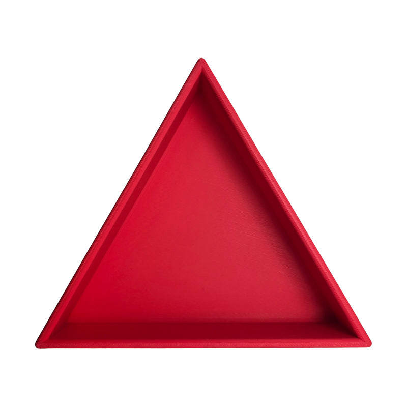 Grennn inlegdriehoek 'mandigo' rood