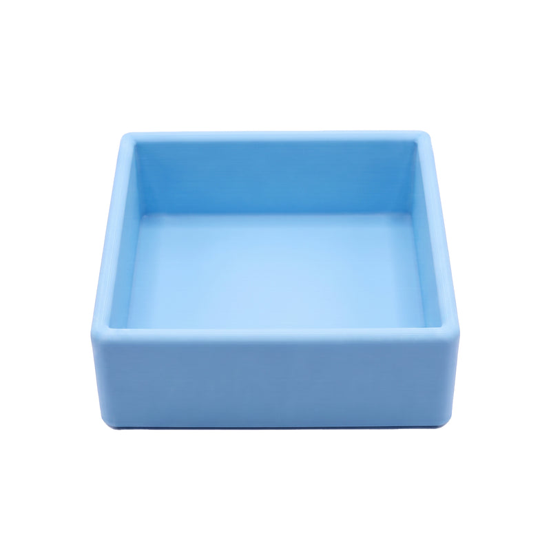 Grennn inlegvierkant 'mandigo' pastel blauw