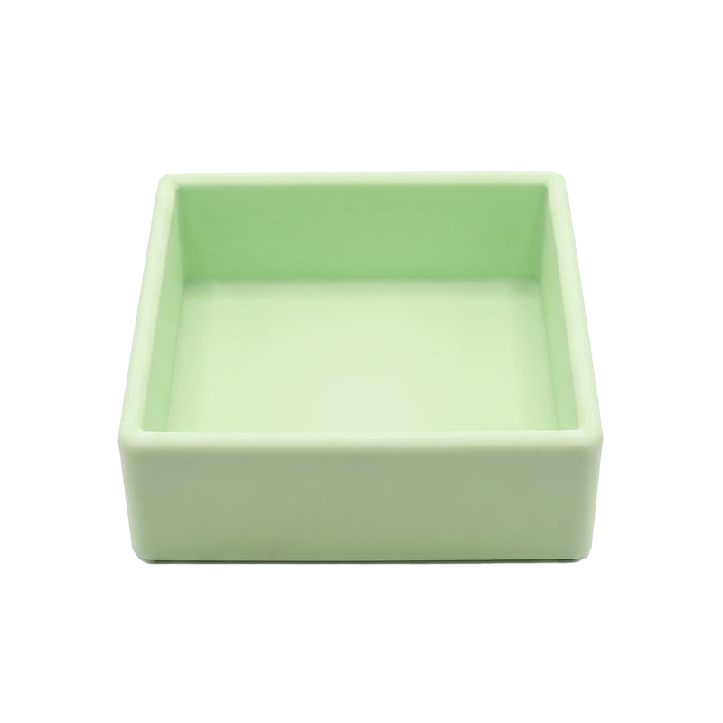 Grennn inlegvierkant 'mandigo' pastel groen