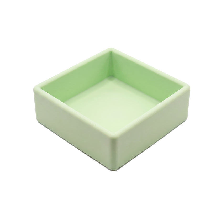 Grennn inlegvierkant 'mandigo' pastel groen