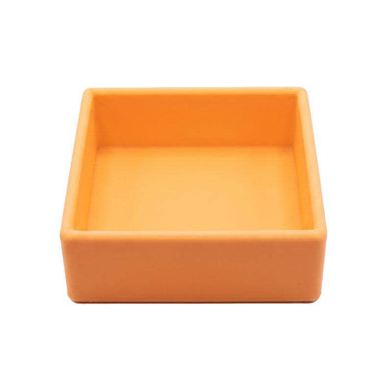Grennn inlegvierkant 'mandigo' pastel oranje
