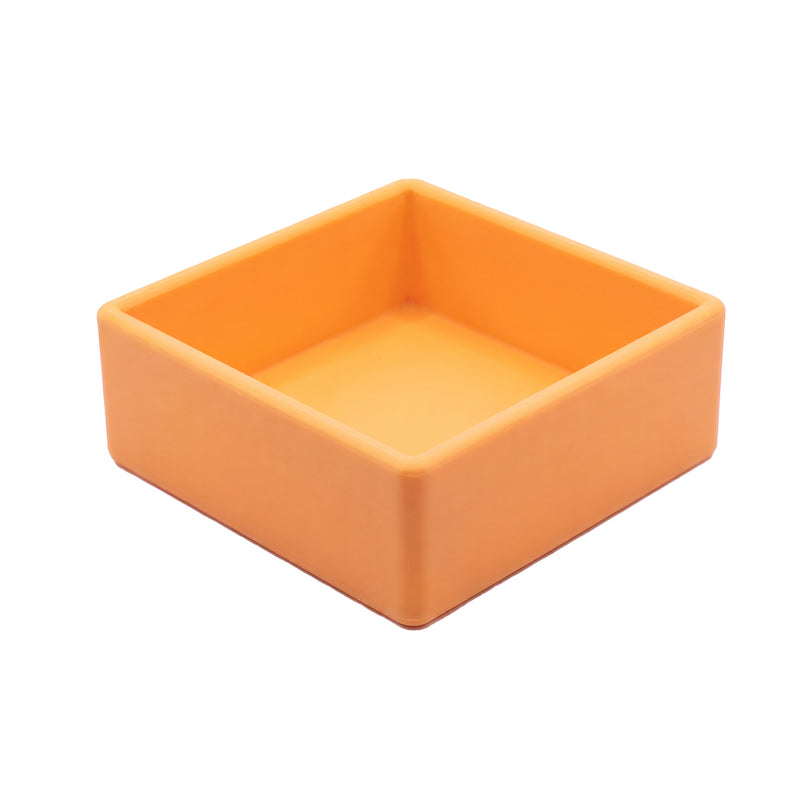 Grennn inlegvierkant 'mandigo' pastel oranje