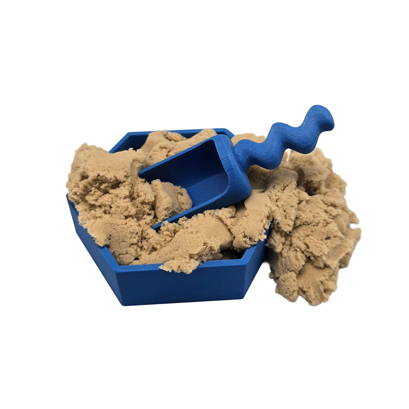 Grennn speelbakje 'mandigo' blauw zeshoekig (E7)