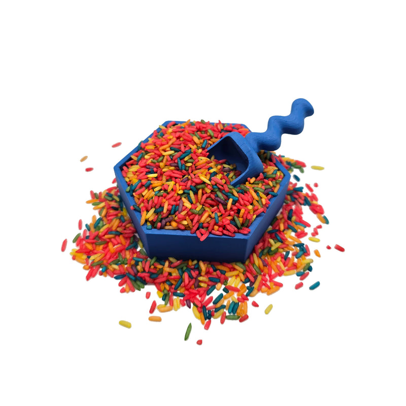 Grennn speelbakje 'mandigo' blauw zeshoekig (E7)