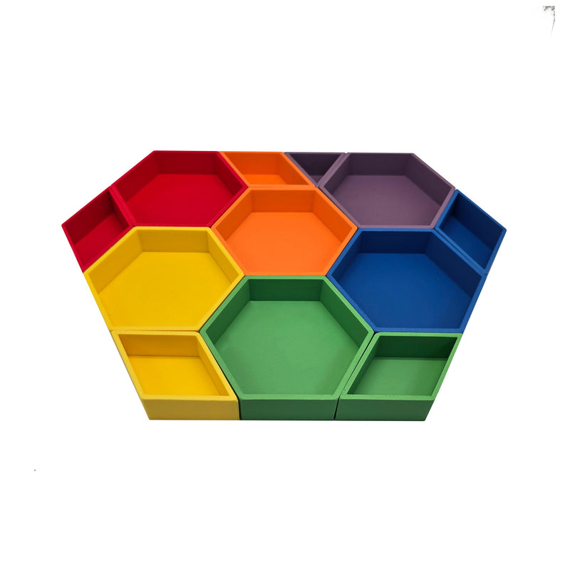 Grennn speelbakje 'mandigo' geel gelijkbenige driehoek (A2)