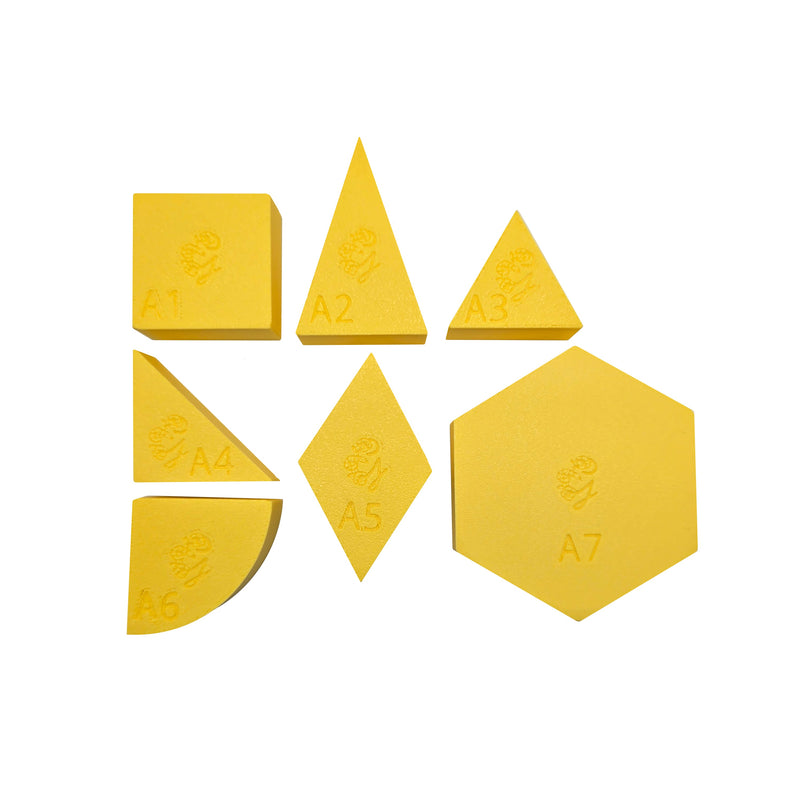 Grennn speelbakje 'mandigo' geel gelijkbenige driehoek (A2)