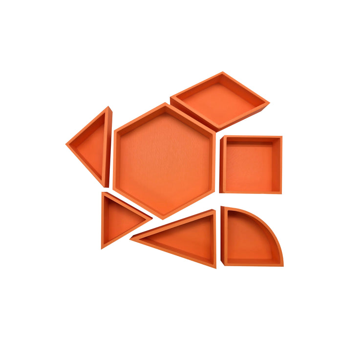 Grennn speelbakje 'mandigo' oranje ruit (B5)