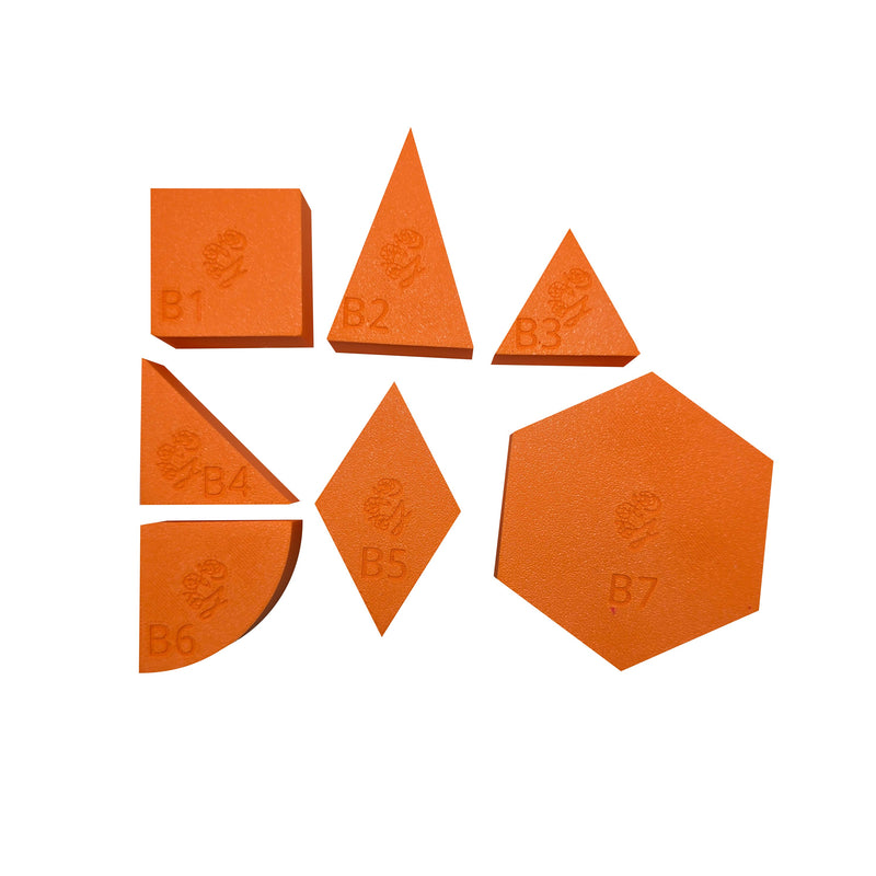 Grennn speelbakje 'mandigo' oranje kwartcirkel (B6)