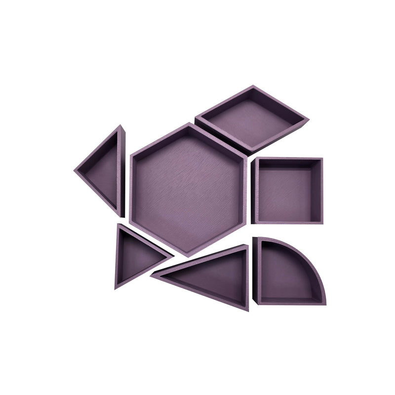 Grennn speelbakje 'mandigo' paars ruit (F5)