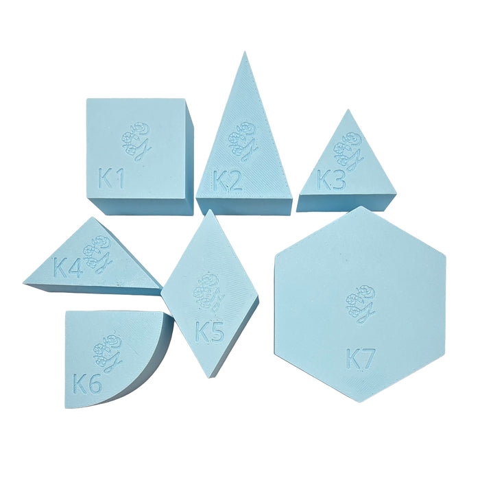 Grennn speelbakje 'mandigo' pastel blauw ruit (K5)