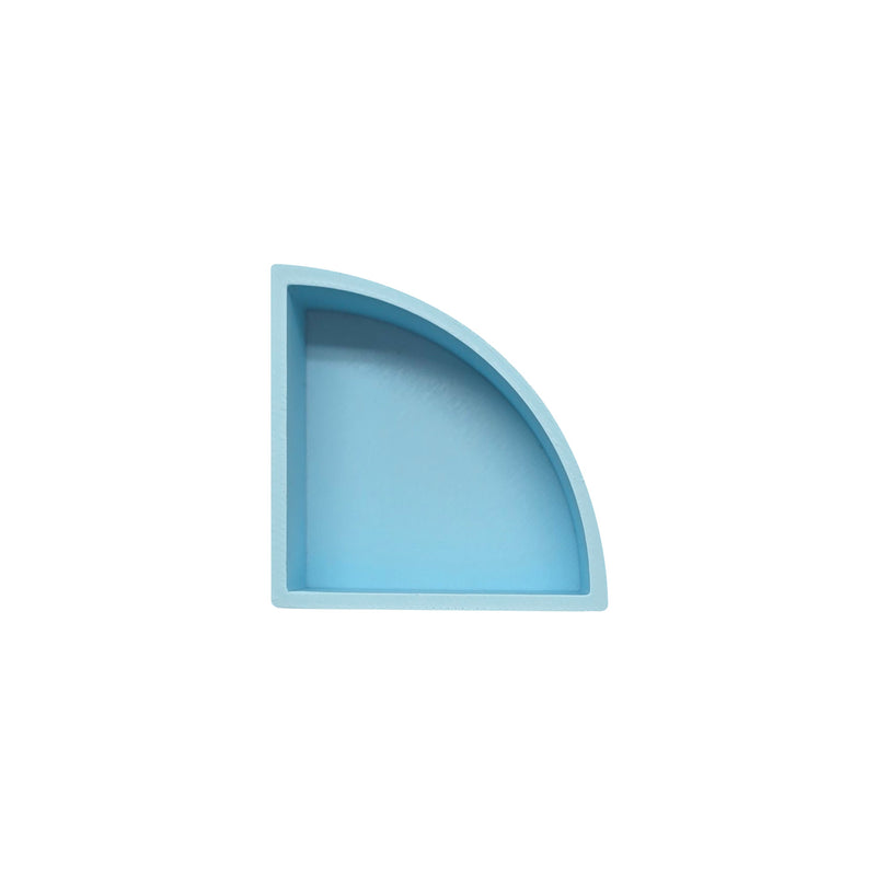 Grennn speelbakje 'mandigo' pastel blauw kwartcirkel (K6)