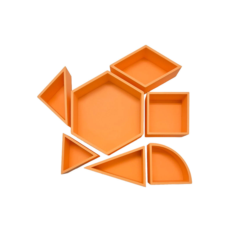 Grennn speelbakje 'mandigo' pastel oranje ruit (H5)