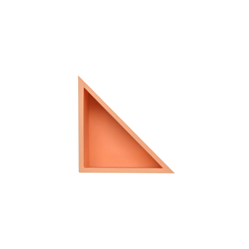 Grennn speelbakje 'mandigo' pastel oranje rechte driehoek (H4)