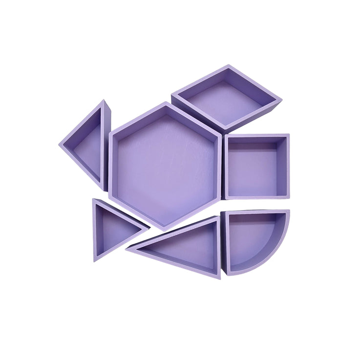 Grennn speelbakje 'mandigo' pastel paars rechte driehoek (L4)