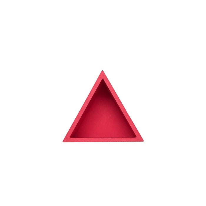 Grennn speelbakje 'mandigo' pastel rood driehoek (I3)