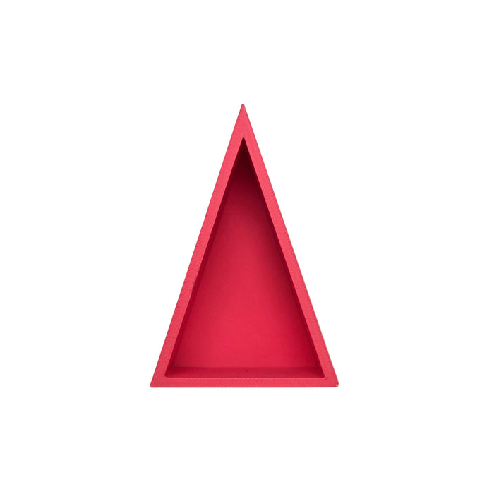 Grennn speelbakje 'mandigo' pastel rood rechte driehoek (I4)