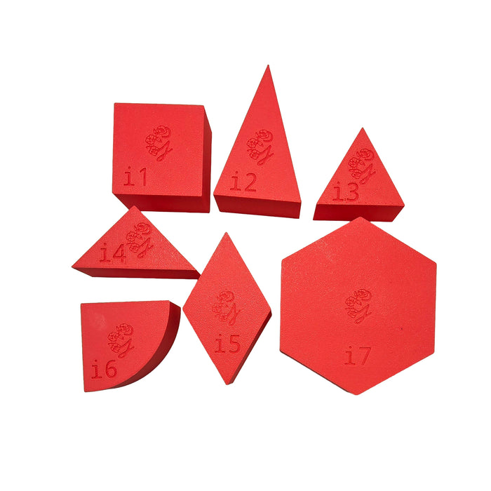 Grennn speelbakje 'mandigo' pastel rood vierkant (I1)