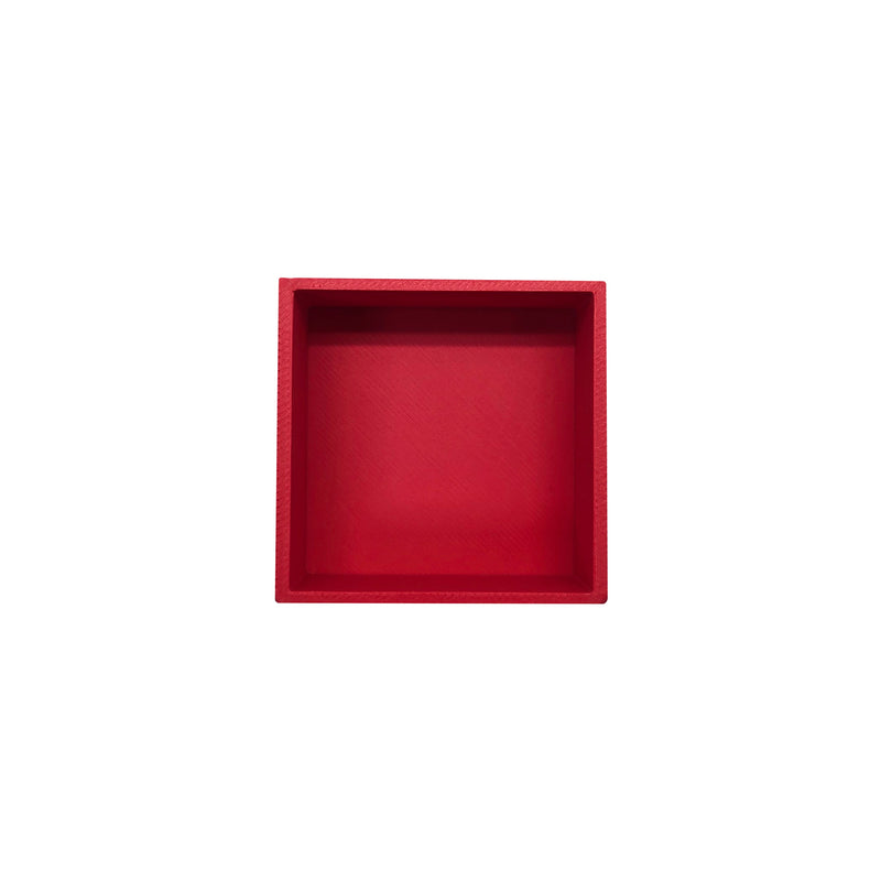 Grennn speelbakje 'mandigo' rood vierkant (C1)