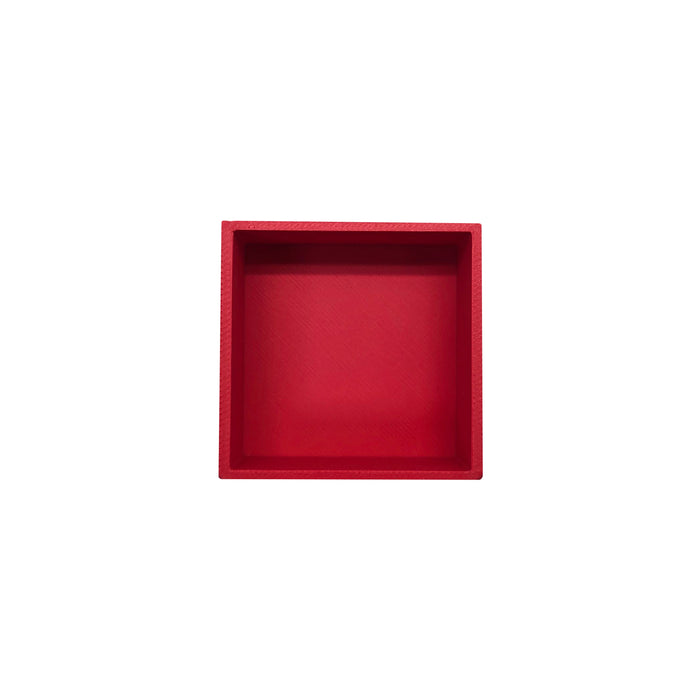 Grennn speelbakje 'mandigo' rood vierkant (C1)