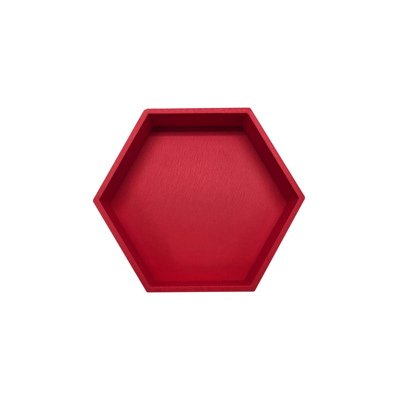 Grennn speelbakje 'mandigo' rood zeshoekig (C7)