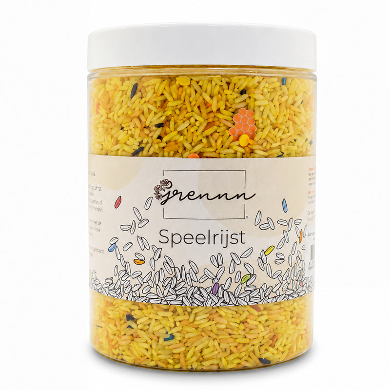 Grennn speelrijst bijen mix