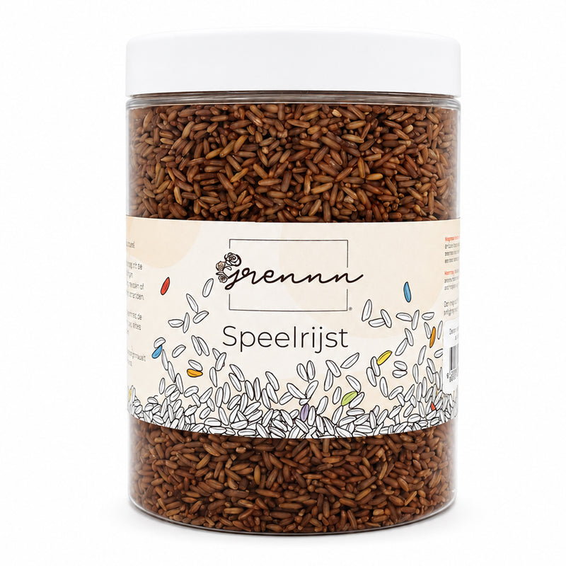 Grennn speelrijst bruin
