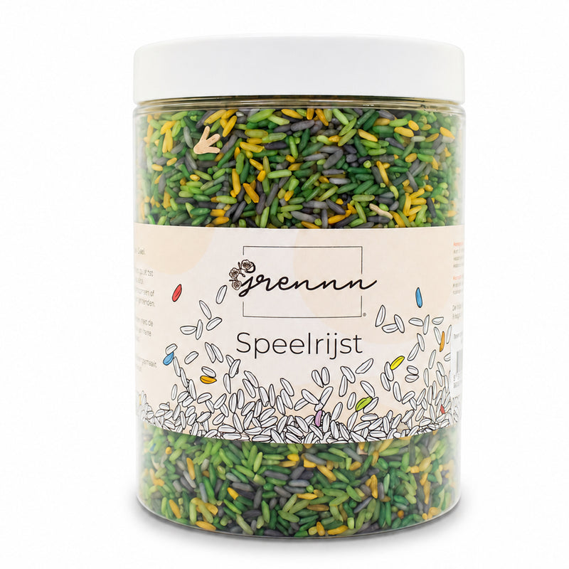 Grennn speelrijst dino mix