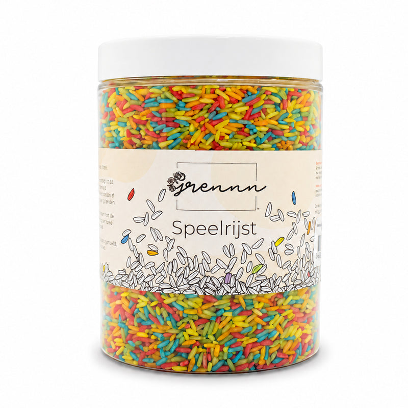 Grennn play rice mix rainbow