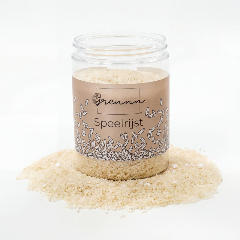 Grennn speelrijst wit