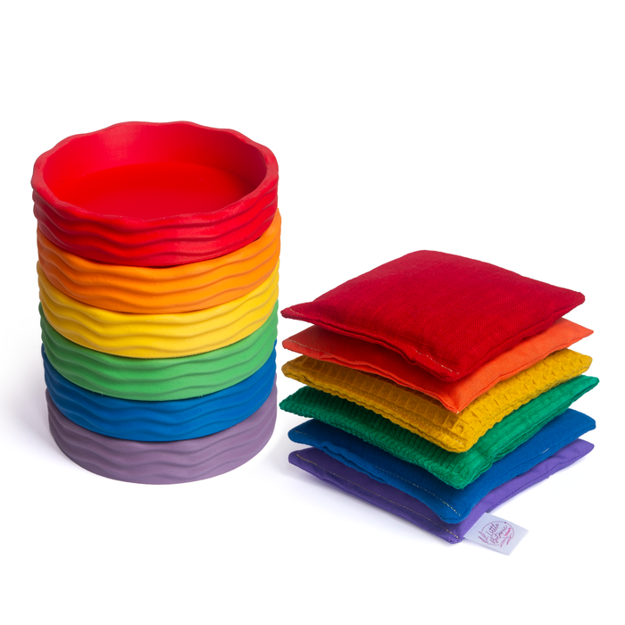Grennn x Little Botanic label waves regenboog speelset compleet