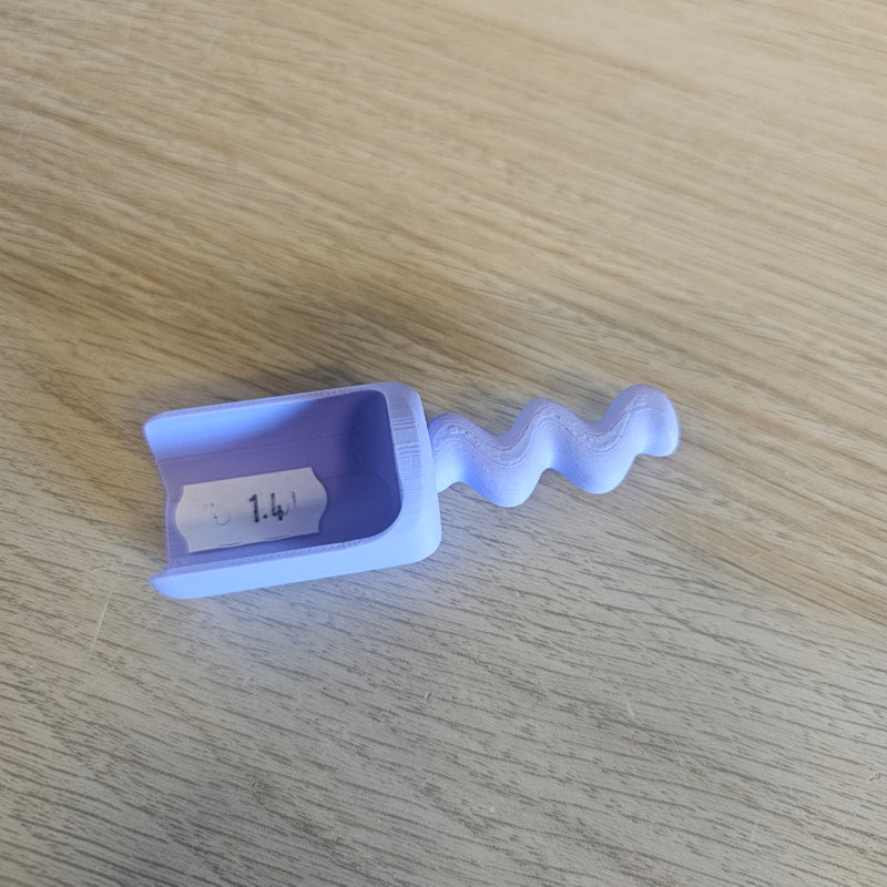 14- zero waste pastel paars speelschepje