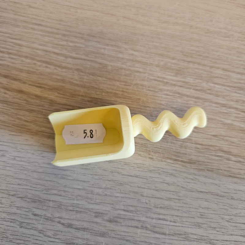 58- zero waste pastel geel schepje